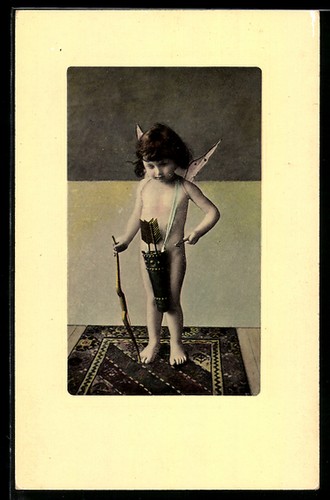 Cupido con freccia arco - freccia,