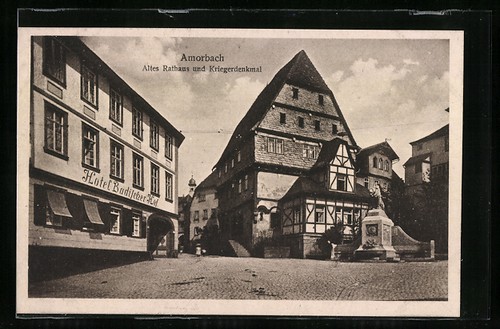 Amorbach vecchio municipio e - amorbach,,