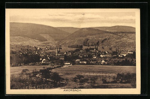 Amorbach veduta del luogo - amorbach,,