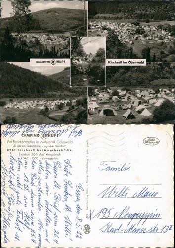 Cartolina kirchzell b - cartolina, (b
