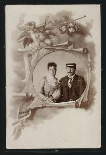 Cartolina fotografica ritratto