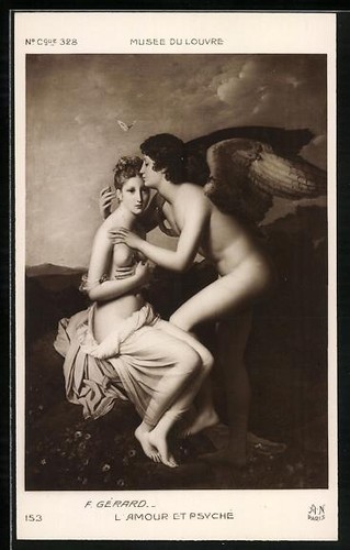 Cartolina artistica cupido - cupido, e