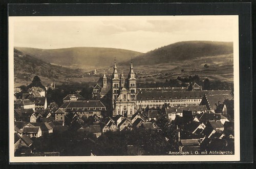 Cartolina amorbach odw - amorbach, i.