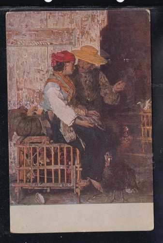 Cartolina giacomo favretto - cartolina,