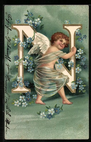 Litografia cupido con - litografia,