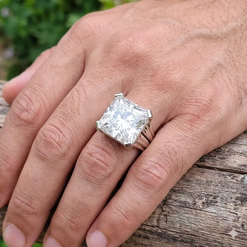 Raro anello uomo - raro, solitario