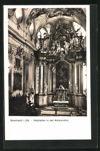 Cartolina amorbach - cartolina,